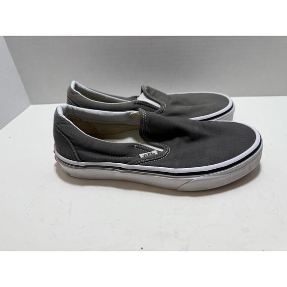 VANS SALE! Classic Slip-On Shoes in Gray Women’s Sz. 7.5/Men’s Sz. 6 - Picture 3 of 5